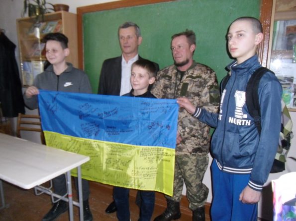 Зустріч із воїном АТО В.Стефініним